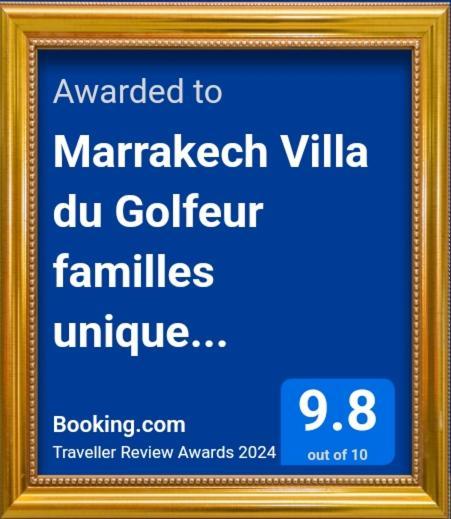 Marrakech Villa Du Golfeur Familles Uniquement Marrakesh Esterno foto