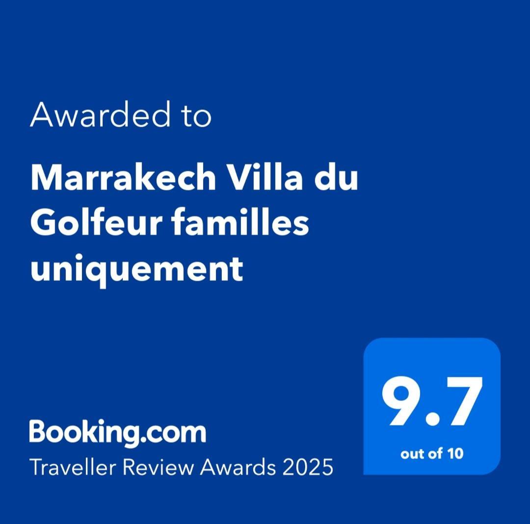 Marrakech Villa Du Golfeur Familles Uniquement Marrakesh Esterno foto